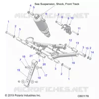 SUSPENSION, FRONT DREHMOMENTARM
