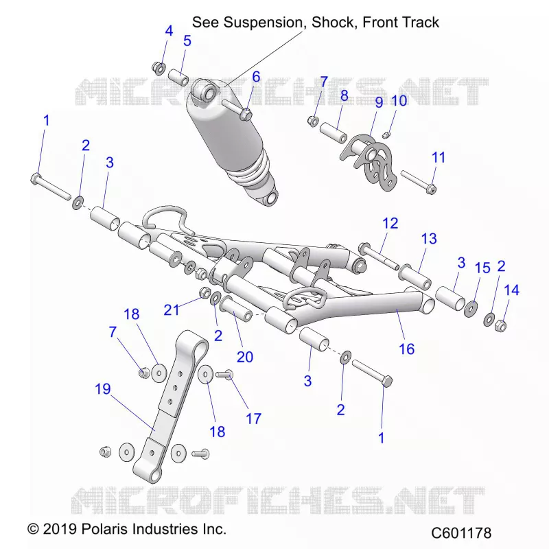 SUSPENSION, FRONT DREHMOMENTARM