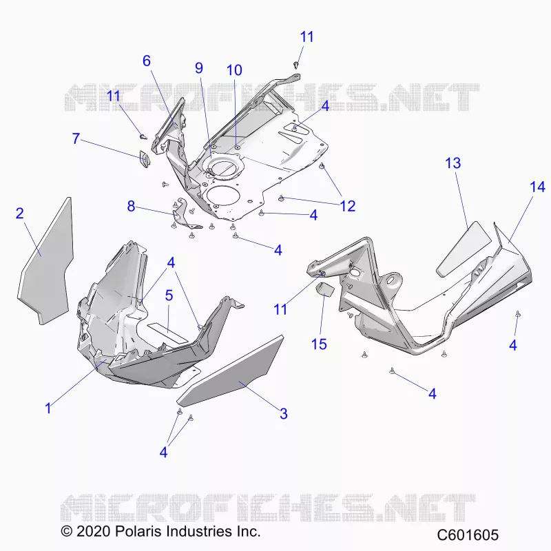 NOSEPAN ASM./FENDERS