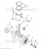 KURBELWELLE AND PISTON ASSEMBLY (4916361636037A)