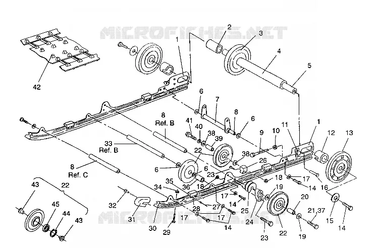 SUSPENSION ASSEMBLY 440 / 0930760 (4922932293019A)