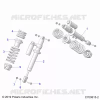 SUSPENSION, FRONT SHOCK MOUNTING