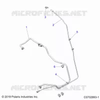 BODY, TREIBSTOFF LINES, STD.