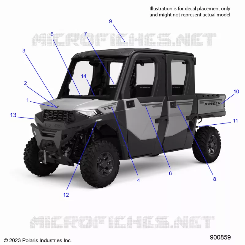 DECALSS, GRAPHIC- R23M4U57B4/B9 (900859)