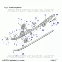 SUSPENSION, RAIL BEAM LH/RH