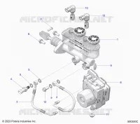 BRAKES, MASTER CYLINDER AND ABS MODULE