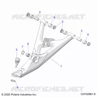 FRONT SUSPENSION CONTROL ARMS LOWER