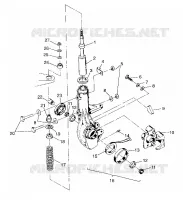 FRONT STREBE XPLORER 400L W97CC38C (4939753975B004)