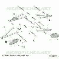 FRONT SUSPENSION CONTROL ARMS