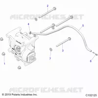 ANTRIEB, GEARCASE MOUNTING, REAR