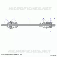ANTRIEB, FRONT HALF SHAFT