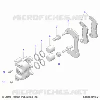 BRAKES, BREMSZANGE HINTEN
