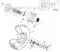 VORDERRAD ASSEMBLY SWEDISH 4x4 400L S948140 (4926912691B006)