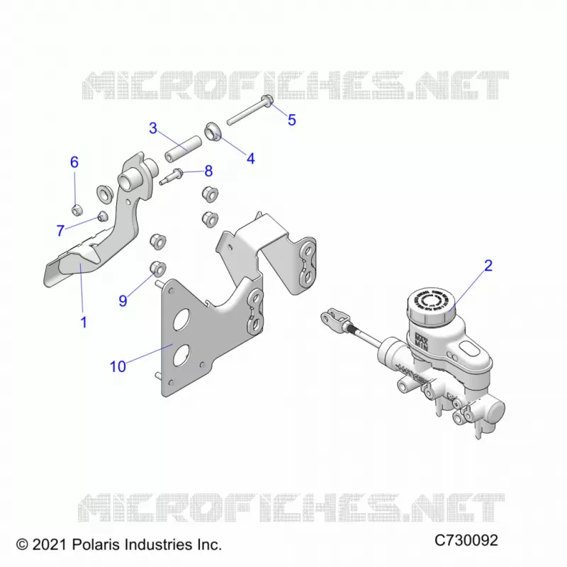 BRAKES, PEDAL AND MASTER CYLINDER
