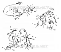 ELEKTRIC/RÜCKLICHT ASSEMBLY 6X6 250 W938727 (4924092409041A)