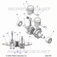 ENGINE, PISTON AND KURBELWELLE