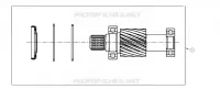 DRIVE LINE, KIT, INPUT SHAFT