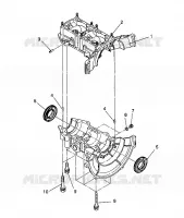 CRANKCASE ASSEMBLY LITE/0933433 AND  LITE DELUXE/0933431 (4922972297028A)