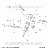 UPPER LENKEN &amp; HANDLEBAR ASM.