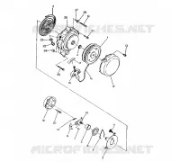 RÜCKZUG ANLASSER ASSEMBLY Trail Blazer / W927221 (4922852285035A)