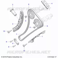 CAM CHAIN AND SPROCKET