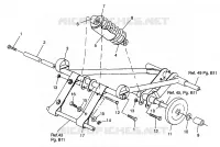 FRONT Drehmomentarm 500 EFI SKS 0962574 and EUROPEAN 500 EFI SKS E962574 (4931983198B013)