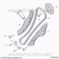 CAM CHAIN AND SPROCKET