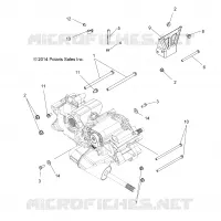 DRIVE TRAIN, MAIN GEARCASE MOUNTING