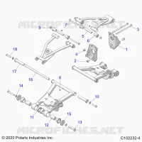 HINTERRADAUFHÃ„NGUNG CONTROL ARM, MOUNTING