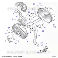 ANTRIEB, CLUTCH COVER AND DUCTING