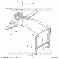 FRONTSTOSSSTANGE SUPPORT