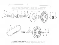 ANTRIEB, SECONDARY KUPPLUNG AND DRIVE BELT