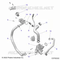MOTOR, WATERPUMP AND BYPASS