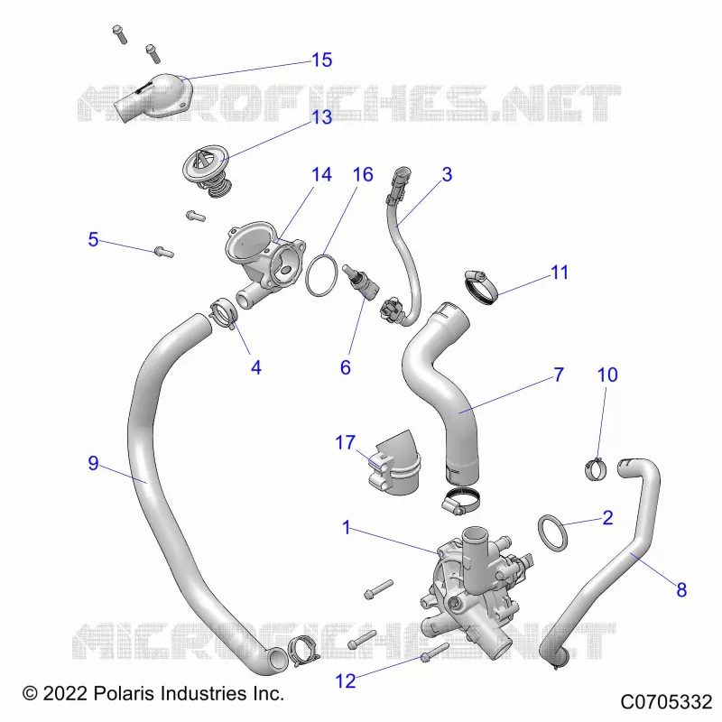 MOTOR, WATERPUMP AND BYPASS