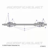 ANTRIEB, FRONT HALF SHAFT