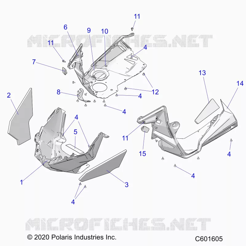 NOSEPAN ASM./FENDERS