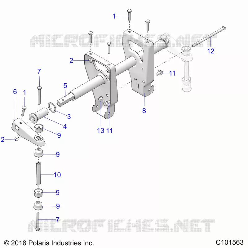 SUSPENSION, DREHSTAB