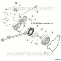 ENGINE, STATOR AND SCHWUNGRAD