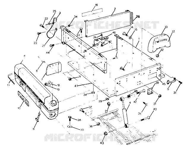 UTILITY Sand ASSEMBLY BIG BOSS 4X6 UPDATED 2-91 (4919801980013A)