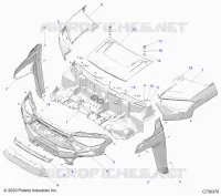 HAUBE AND FRONT FENDERS