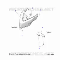 ELEKTRIC, HEADLIGHT AND TAILLIGHT