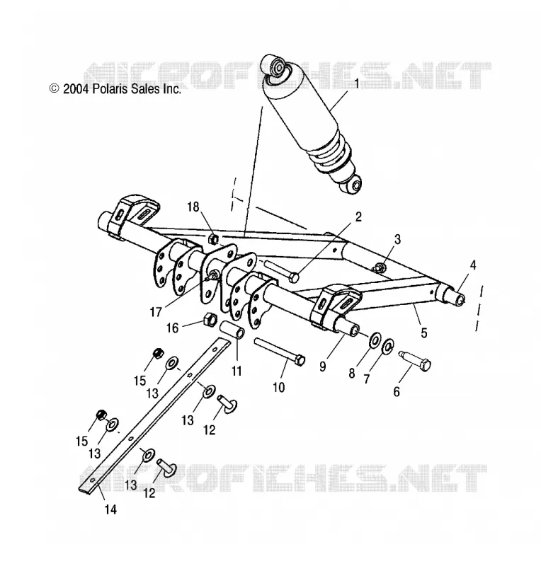 FRONT Drehmomentarm