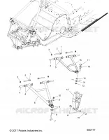 FRONT SUSPENSION, CONTROL ARMS AND SPINDLE