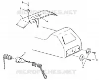 CLUTCH GUARD/REFLECTOR ASSEMBLY EUROPEAN 440,440 SKS,500 EFI,EFI  SKS,LITE (49237723770003)