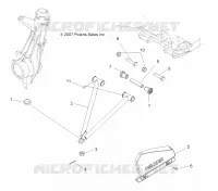 SUSPENSION, A-ARM and STREBE MOUNTING