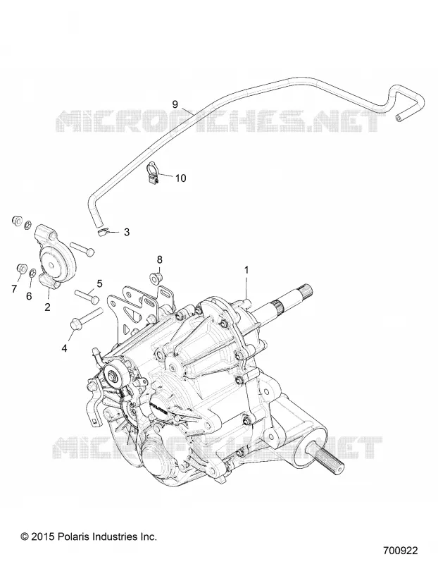 DRIVE TRAIN, MAIN GEARCASE MOUNTING