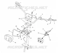 LENKER   SCHEINWERFER ASSEMBLY Scrambler W957840 (4927252725B008)