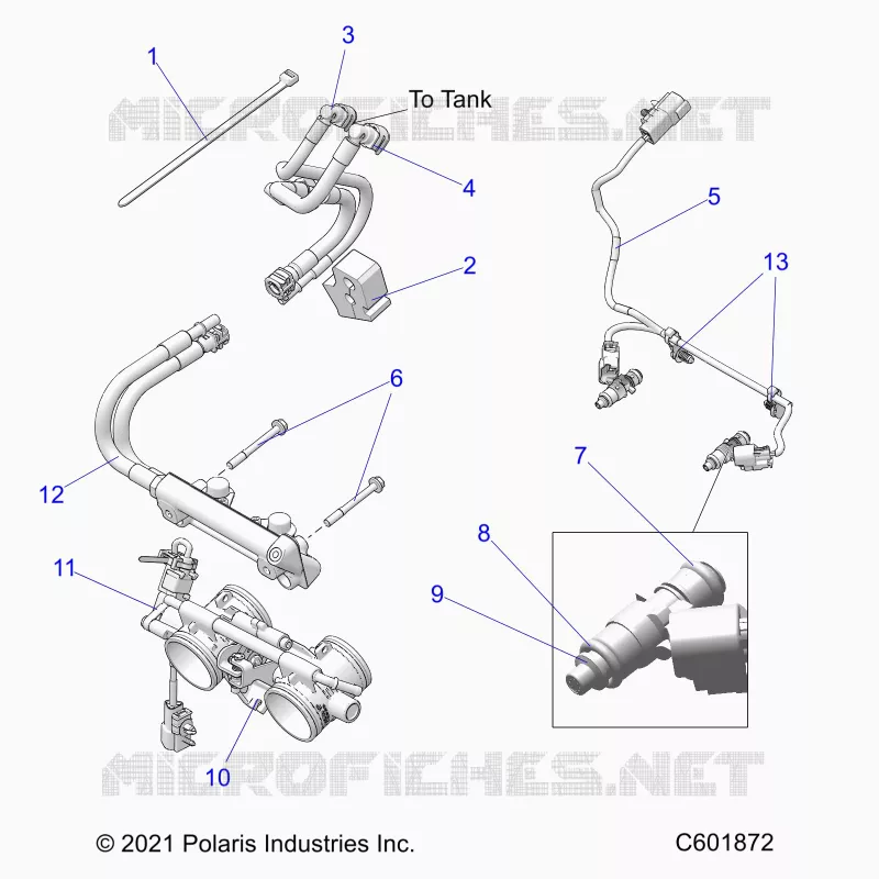 KRAFTSTOFFSYSTEM, RAIL, LINES AND THROTTLE BODY