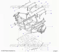 CHASSIS, MAIN FRAME AND SKID PLATES