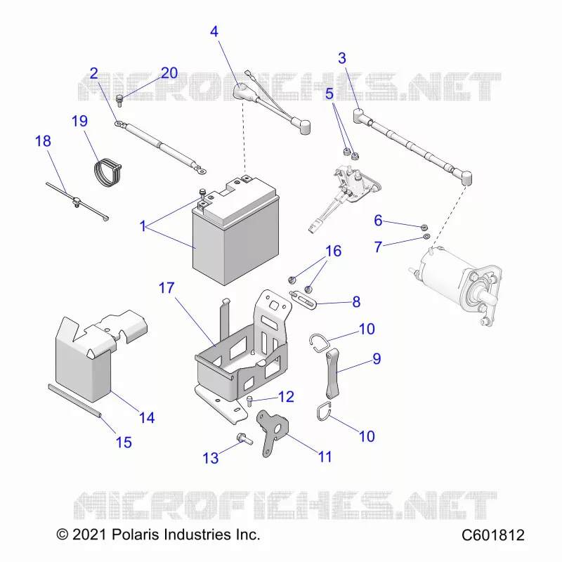 ELEKTRIC, BATTERY BOX  ASM.